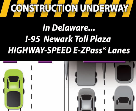   I-95 Newark Construction Banner